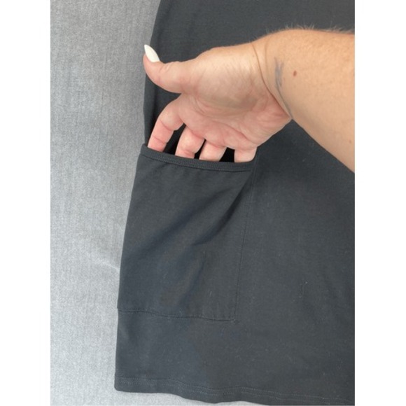 Athletic Romper Dress Built In Shorts Size XL Black Athleisure Sporty Casual - Picture 2 of 8